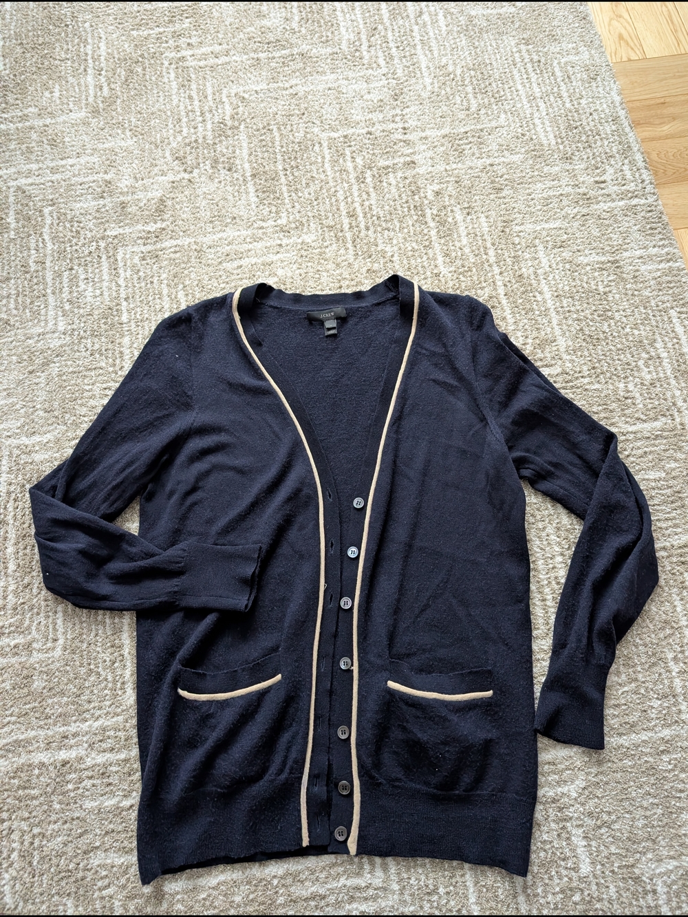 J. Crew Navy Crewneck Sweater